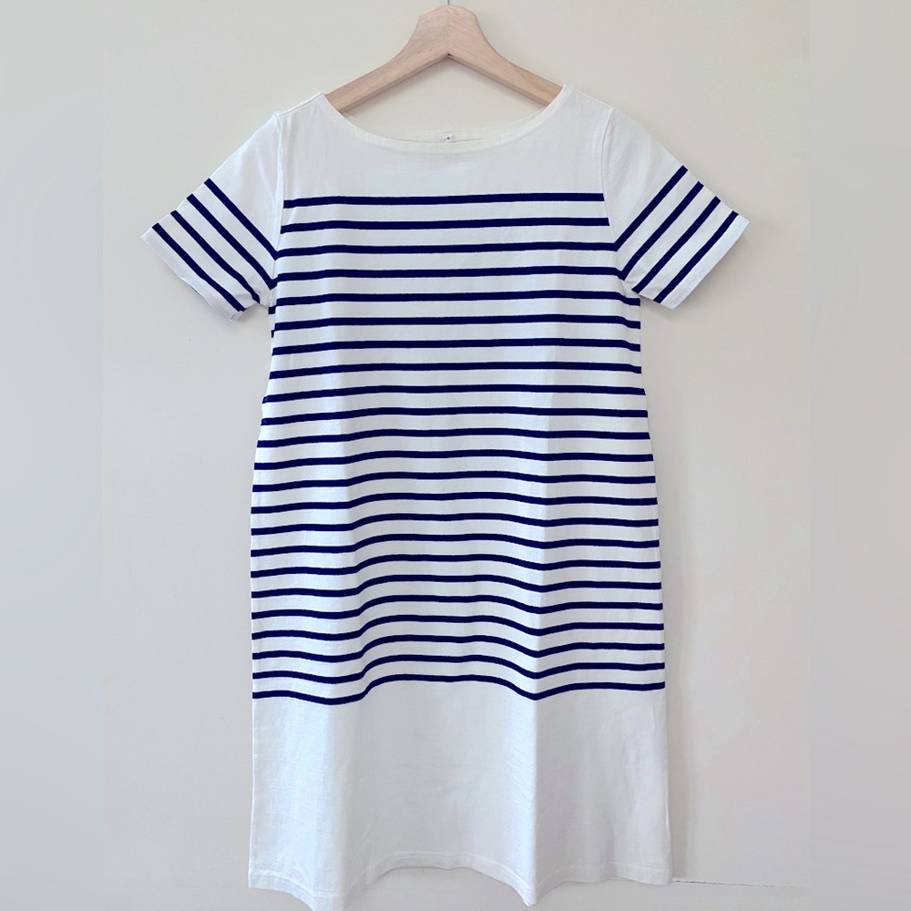 NWT MUJI Japan Stripe Cotton Dress Size S